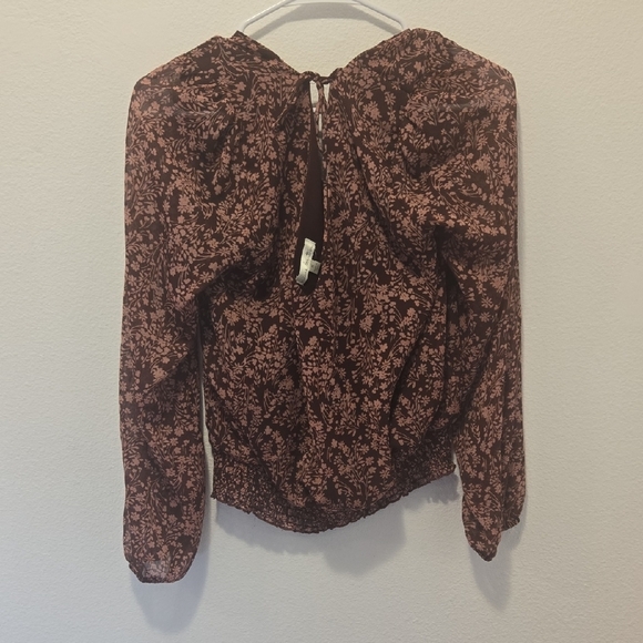 Nine Britton Floral Blouse - Brown and Pink - Picture 2 of 3